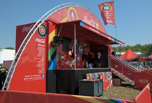 Coca Cola’s Olympic Torch Relay Exhibition Unit