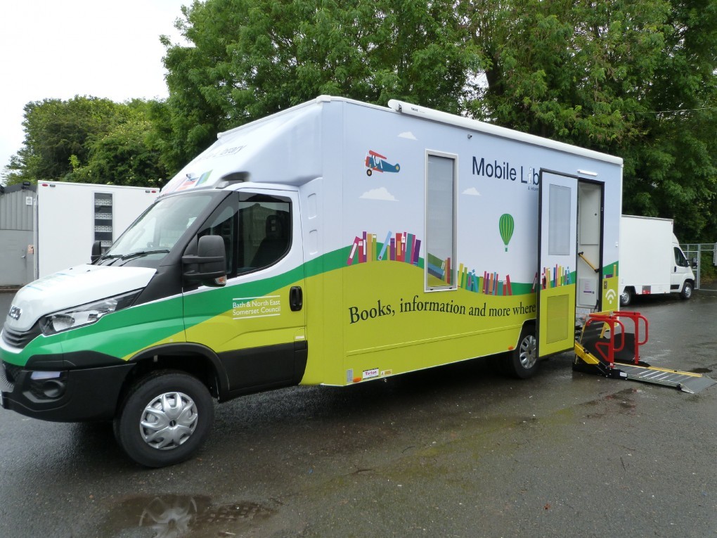 mobile library vans for sale