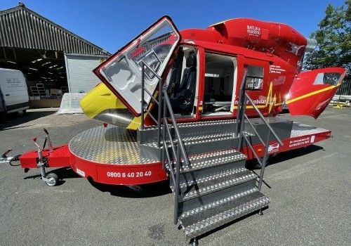 7m Helicopter Display Trailer