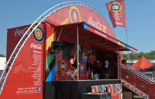 Coca Cola’s Olympic Torch Relay Exhibition Unit