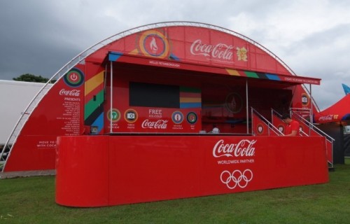 Coca Cola’s Olympic Torch Relay Exhibition Unit