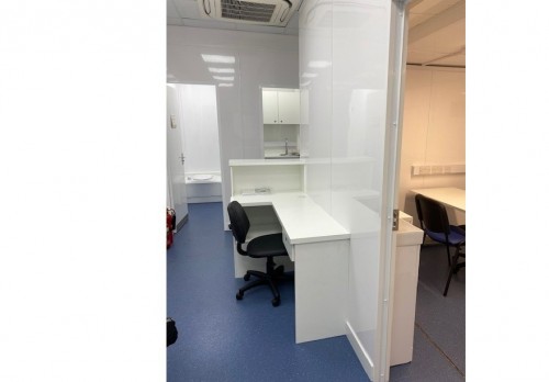 Articulated Mobile Clinic Trailer