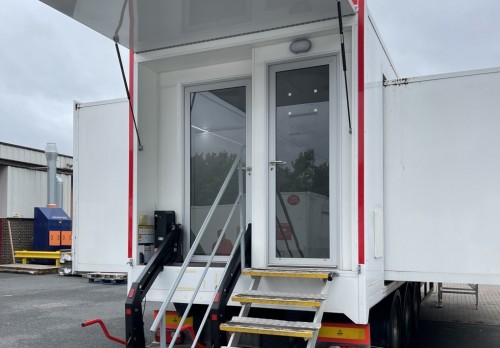 Articulated Mobile Testing Clinic